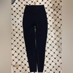 Skims NEW Onyx Sheer Sculpt Black Compression Low Back Pant Legging XXS Festival